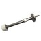 Prime-Line Rigid Door Stop, Zinc Diecast, Satin Nickel, Rubber Tip, Baseboard Single Pack MP11224-1 - alternate 1